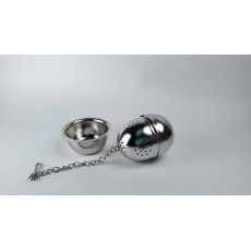 Tea Infuser Tea Strainer , 304 Stainless Steel Tea Filters for Loose Tea, with Drip Trays and Long Chain ,Sealed Thread Connection Premium Tea Strainer